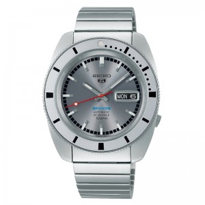 Seiko SRPL03K1 5 Sports Heritage Design Extra Strap Limited Edition Silver Grey Kamen Rider
